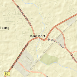 Barnstorf Street Map