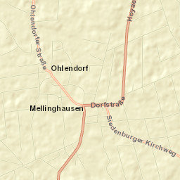 Mellinghausen Street Map