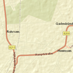 Heemsen Street Map
