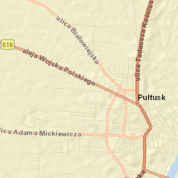 Pułtusk Street Map
