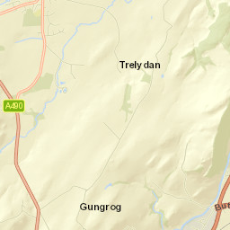 Guilsfield Street Map