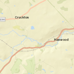 Great Hanwood Street Map