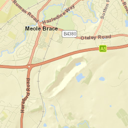 A5, Shrewsbury, Shropshire SY2, UK Street Map