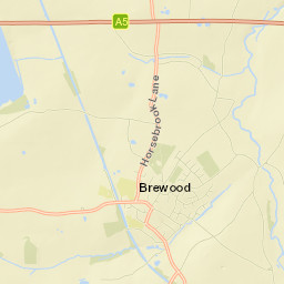 Brewood Street Map
