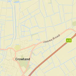 Crowland Street Map