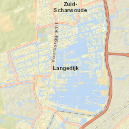 Langedijk Street Map