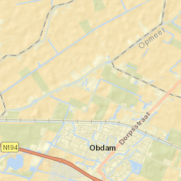 Obdam Street Map