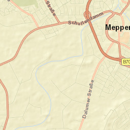Meppen Street Map