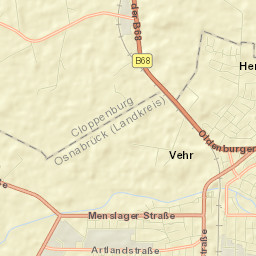 Quakenbrück Street Map