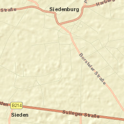 Siedenburg Street Map