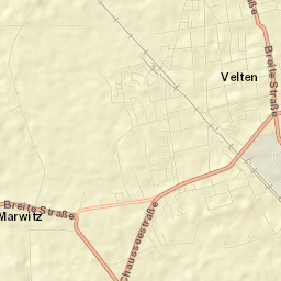 Velten Street Map