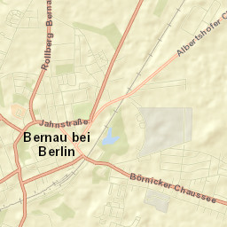 Bernau bei Berlin Street Map