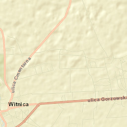 Witnica Street Map