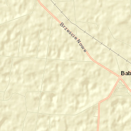 Baboszewo Street Map