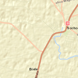Sochocin Street Map