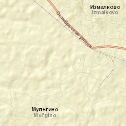 Izmalkovo Street Map