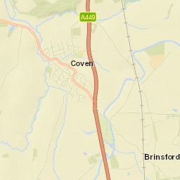 Brinsford Lane, Wolverhampton, Staffordshire Street Map