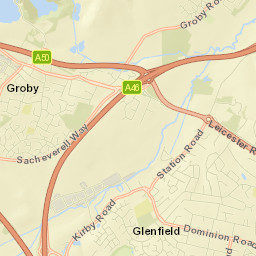 Glenfield Street Map