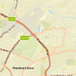 Sandhills Avenue, Leicester LE5 1NW, UK Street Map