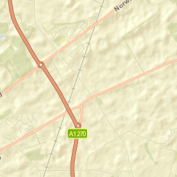 Rackheath Street Map