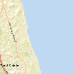 Caister-on-Sea Street Map
