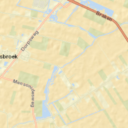 Hensbroek Street Map