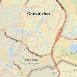 Coevorden Street Map
