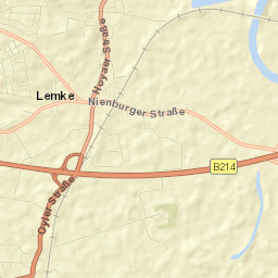 Marklohe Street Map