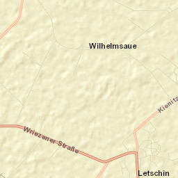 Letschin Street Map