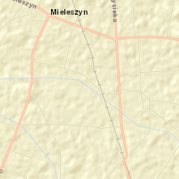 Mieleszyn Street Map