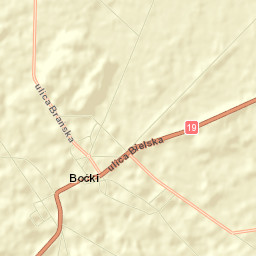 Boćki Street Map