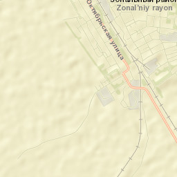 Zonal’noye Street Map