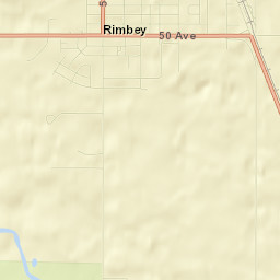 Rimbey Street Map