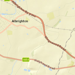 Albrighton Street Map