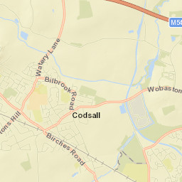 38 Lane Green Avenue, Codsall, Wolverhampton Street Map