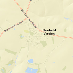 Newbold Verdon Street Map