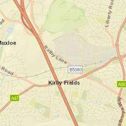Kirby Muxloe Street Map