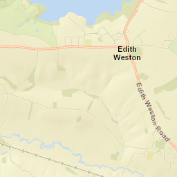 Edith Weston Street Map