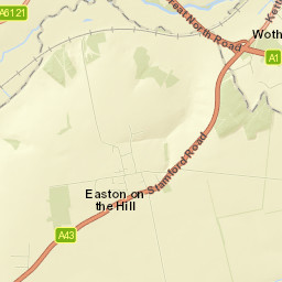 Easton on the Hill Street Map