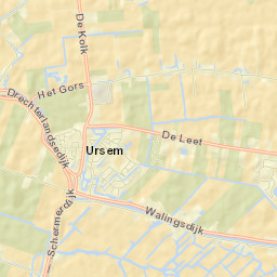 Ursem Street Map
