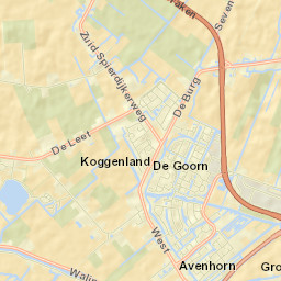 Koggenland Street Map