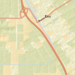 Ens Street Map