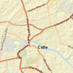 Celle Street Map