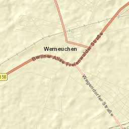 Werneuchen Street Map