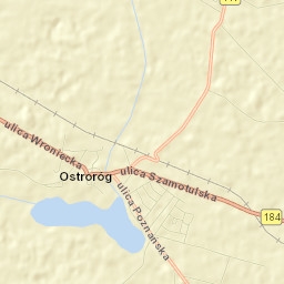 Ostroróg Street Map