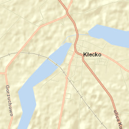 Kłecko Street Map