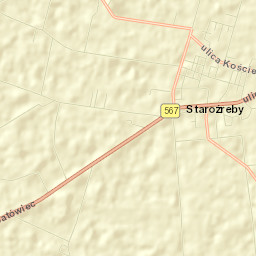 Staroźreby Street Map