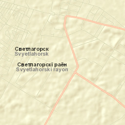 Svyetlahorsk Street Map