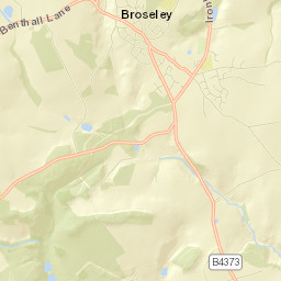 Broseley Street Map