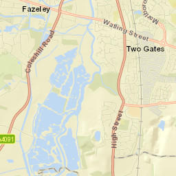 Fazeley Street Map